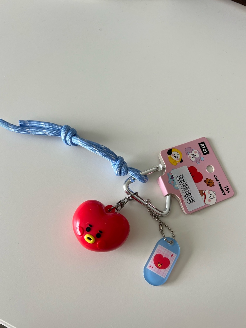 MINISO | BT21 Tata Heart Keychain